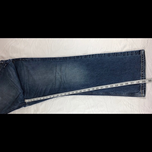 BANANA REPUBLIC Men Jeans Straight 34-30 100% Cott - Picture 6 of 7